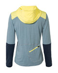 VAUDE Langarm Fahrradtrikot für den Winter - TREMALDO - Hellblau/Blau/Gelb