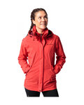 VAUDE wasserfeste Jacke - ROSEMOOR 3in1 - Rot