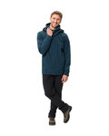 VAUDE wasserfeste Jacke - ROSEMOOR 3in1 - Blau
