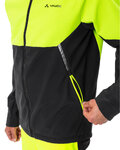 VAUDE Winddichte Fahrradjacke - QIMSA SOFTSHELL - Schwarz/Gelb