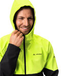 VAUDE Winddichte Fahrradjacke - QIMSA SOFTSHELL - Schwarz/Gelb