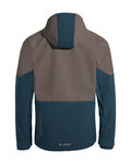 VAUDE Winddichte Fahrradjacke - QIMSA SOFTSHELL - Braun/Blau