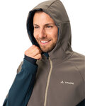 VAUDE Winddichte Fahrradjacke - QIMSA SOFTSHELL - Braun/Blau