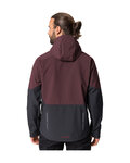 VAUDE Winddichte Fahrradjacke - QIMSA SOFTSHELL - bordeaux/Schwarz