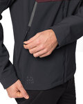VAUDE Winddichte Fahrradjacke - QIMSA SOFTSHELL - bordeaux/Schwarz