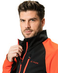 VAUDE Winddichte Fahrradjacke - POSTA SOFTSHELL VI - Rot/Schwarz