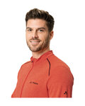 VAUDE Langarm Fahrradtrikot für den Winter - MATERA LS - Rot