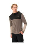 VAUDE Kapuzenpullover - QIMSA HOODY - Braun/Schwarz