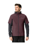 VAUDE Kapuzenpullover - ALL YEAR MOAB - bordeaux/Schwarz