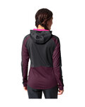 VAUDE Langarm Fahrradtrikot für den Winter - QUIMSA LS - bordeaux/Rosa/Schwarz