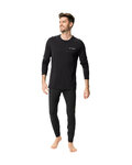 VAUDE Langarm Fahrrad-Shirt - MONVISO MERINO - Schwarz