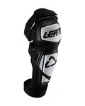 LEATT Knieschoner -  KNEE & SHIN GUARD 3.0 EXT - Schwarz/Weiß