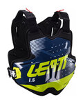 LEATT Brust- und Rückenprotektor - CHEST PROTECTOR 1.5 TORQUE - Schwarz/Blau/Gelb