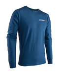 LEATT Langarm Fahrrad-Shirt - CORE LONG - Blau
