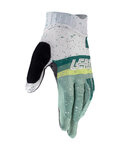 LEATT Langfinger-Fahrradhandschuhe - MTB 1.0 GRIPR JR - Grün/Weiß