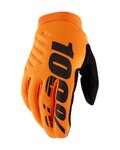 100% SPEEDLAB Langfinger-Fahrradhandschuhe - BRISKER - Orange/Schwarz