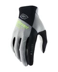 100% SPEEDLAB Langfinger-Fahrradhandschuhe - CELIUM - Grau/Gelb