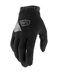 100% SPEEDLAB Langfinger-Fahrradhandschuhe - RIDECAMP JR - Schwarz/Grau