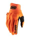 100% SPEEDLAB Langfinger-Fahrradhandschuhe - COGNITO - Orange/Schwarz