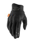 100% SPEEDLAB Langfinger-Fahrradhandschuhe - COGNITO D3O - Schwarz