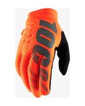 100% SPEEDLAB Langfinger-Fahrradhandschuhe - BRISKER JR - Orange