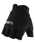 100% SPEEDLAB Fingerlose Fahrradhandschuhe - EXCEEDA - Schwarz