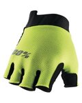 100% SPEEDLAB Fingerlose Fahrradhandschuhe - EXCEEDA - Gelb