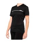 100% SPEEDLAB Kurzarm Fahrradtrikot - RIDECAMP W - Schwarz/Grau