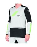 100% SPEEDLAB Langarm Fahrradtrikot für den Sommer - R-CORE X - Grau/Schwarz