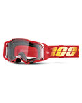 100% SPEEDLAB Fahrradsonnenbrille - ARMEGA - Rot/Gelb