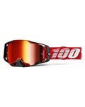 100% SPEEDLAB Fahrradsonnenbrille - ARMEGA - Rot/Weiß