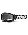 100% SPEEDLAB Fahrradsonnenbrille - RACECRAFT 2 - Schwarz/Weiß