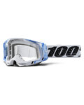 100% SPEEDLAB Fahrradsonnenbrille - RACECRAFT 2 - Weiß/Blau/Schwarz