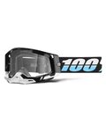 100% SPEEDLAB Fahrradsonnenbrille - RACECRAFT 2 - Schwarz/Weiß/Hellblau