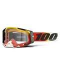 100% SPEEDLAB Fahrradsonnenbrille - RACECRAFT 2 - Gelb/Schwarz/Rot
