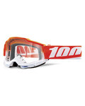 100% SPEEDLAB Fahrradsonnenbrille - ACCURI 2 - Orange/Weiß