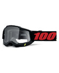 100% SPEEDLAB Fahrradsonnenbrille - ACCURI 2 - Schwarz/Rot