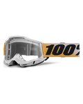 100% SPEEDLAB Fahrradsonnenbrille - ACCURI 2 - Gelb/Weiß/Schwarz