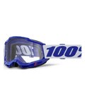 100% SPEEDLAB Fahrradsonnenbrille - ACCURI 2 - Weiß/Blau