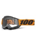 100% SPEEDLAB Fahrradsonnenbrille - ACCURI 2 - Orange/Schwarz