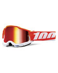 100% SPEEDLAB Fahrradsonnenbrille - ACCURI 2 - Rot/Weiß