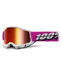 100% SPEEDLAB Fahrradsonnenbrille - ACCURI 2 - Cyclamen/Rot/Weiß