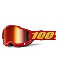 100% SPEEDLAB Fahrradsonnenbrille - ACCURI 2 - Rot/Gelb