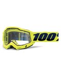 100% SPEEDLAB Fahrradsonnenbrille - ACCURI 2 ENDURO MTB - Gelb/Blau