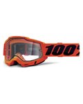 100% SPEEDLAB Fahrradsonnenbrille - ACCURI 2 ENDURO MTB - Orange/Schwarz