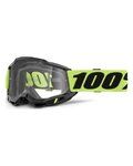 100% SPEEDLAB Fahrradsonnenbrille - ACCURI 2 OTG - Gelb/Schwarz
