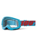 100% SPEEDLAB Fahrradsonnenbrille - STRATA 2 - Hellblau/Rot