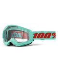100% SPEEDLAB Fahrradsonnenbrille - STRATA 2 - Hellblau/Rot