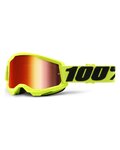 100% SPEEDLAB Fahrradsonnenbrille - STRATA 2 - Gelb/Schwarz/Rot