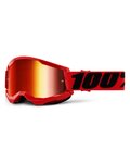 100% SPEEDLAB Fahrradsonnenbrille - STRATA 2 - Rot/Schwarz